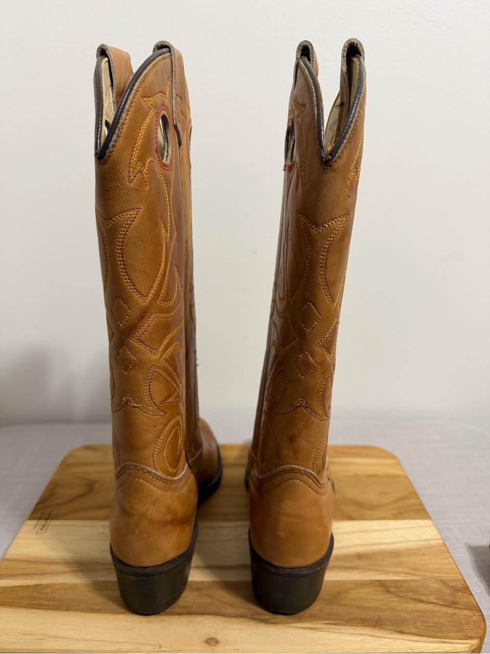 Texas Vintage Women's Low Heel Embroidered Boot Size 5.5 #267023 - Picture 6 of 13